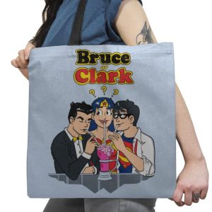 Bruce or Clark Exclusive - Tote Bag Tote Bag RIPT Apparel 18x18 / Baby Blue