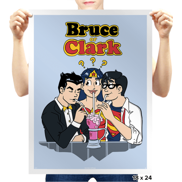 Bruce or Clark - Prints Posters RIPT Apparel