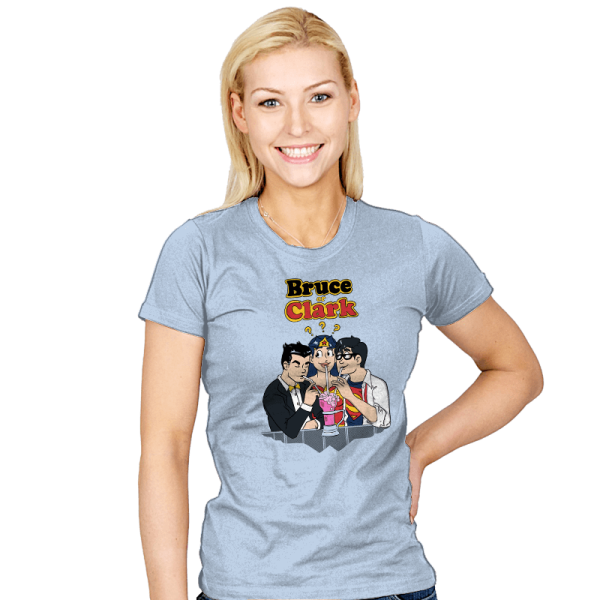 Bruce or Clark - Womens T-Shirts RIPT Apparel