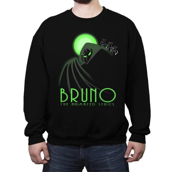 Bruno the Animated Series - Crew Neck Sweatshirt Crew Neck Sweatshirt RIPT Apparel Small / Black