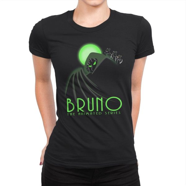 Bruno the Animated Series - Womens Premium T-Shirts RIPT Apparel Small / Black