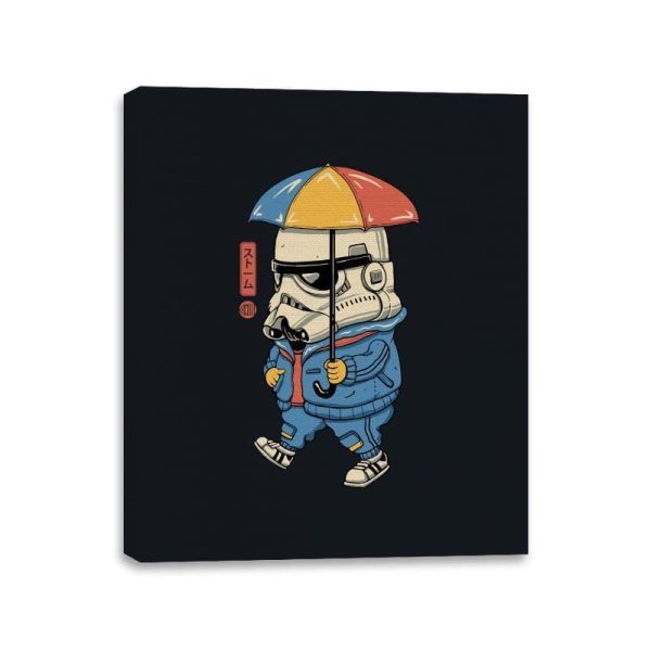 Bucket Head! - Canvas Wraps Canvas Wraps RIPT Apparel 11x14 / Black