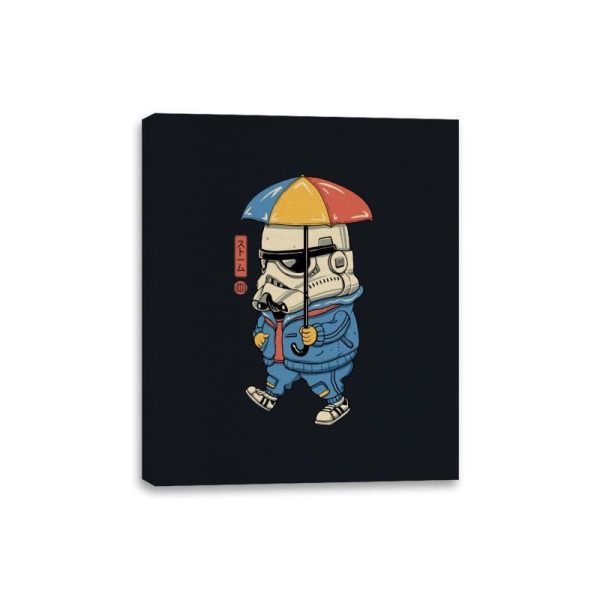 Bucket Head! - Canvas Wraps Canvas Wraps RIPT Apparel 8x10 / Black