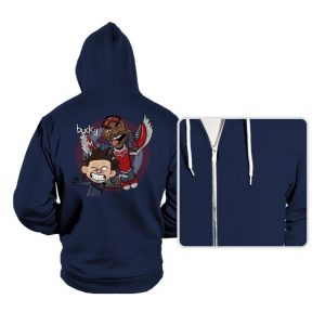 Bucky & Sam - Hoodies Hoodies RIPT Apparel Small / Navy