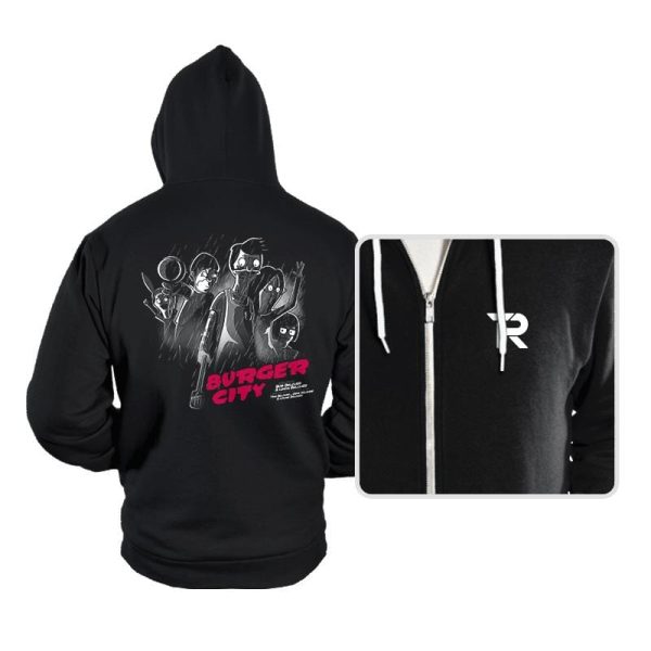 Burger City - Hoodies Hoodies RIPT Apparel