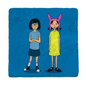 Burger Sisters - Coasters Coasters RIPT Apparel 1 Coaster / Turquoise