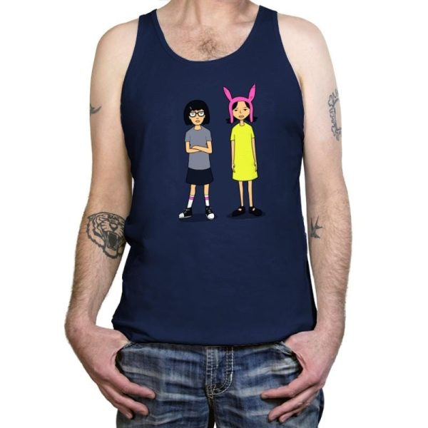 Burger Sisters Exclusive - Tanktop Tanktop RIPT Apparel X-Small / Navy