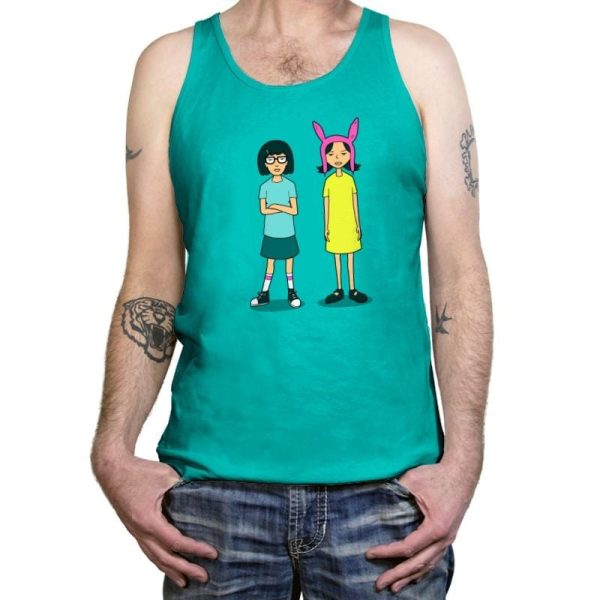 Burger Sisters Exclusive - Tanktop Tanktop RIPT Apparel X-Small / Teal