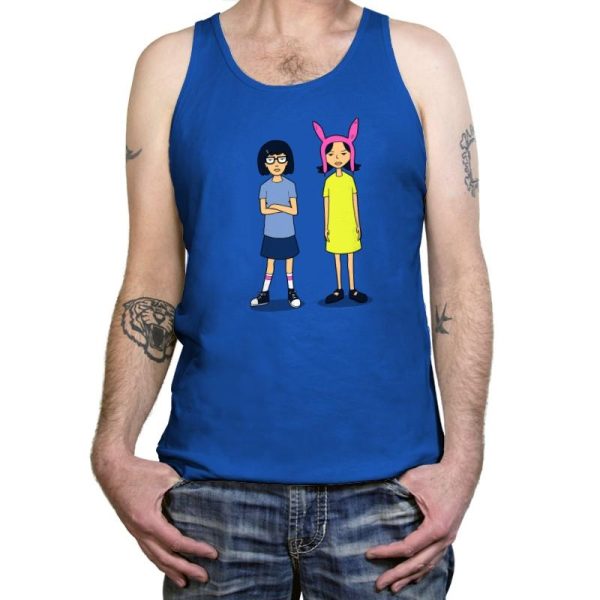 Burger Sisters Exclusive - Tanktop Tanktop RIPT Apparel X-Small / True Royal
