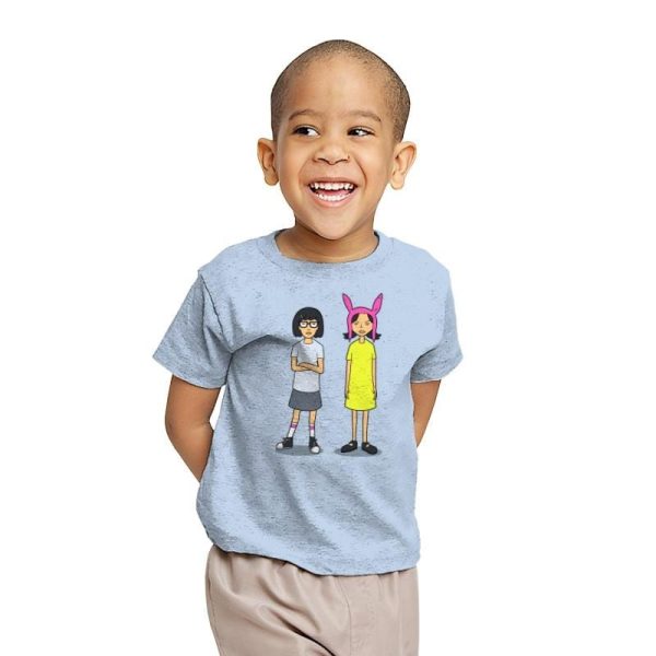 Burger Sisters Exclusive - Youth T-Shirts RIPT Apparel X-small / Light blue