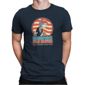 Burns for Mayor Exclusive - Mens Premium T-Shirts RIPT Apparel Small / Indigo