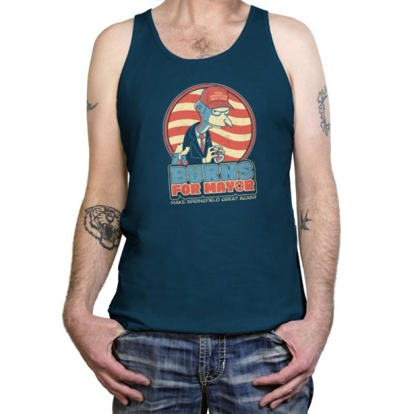 Burns for Mayor Exclusive - Tanktop Tanktop RIPT Apparel
