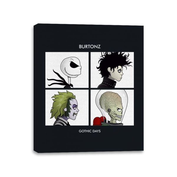 Burtonz - Canvas Wraps Canvas Wraps RIPT Apparel 11x14 / Black