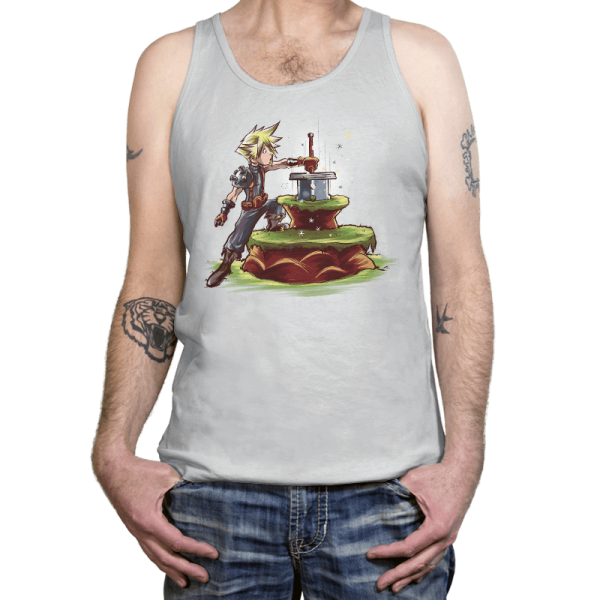 Buster Sword in the Stone - Tanktop Tanktop RIPT Apparel