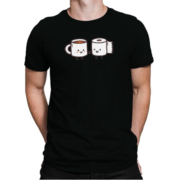 But First Coffee - Mens Premium T-Shirts RIPT Apparel Small / Black