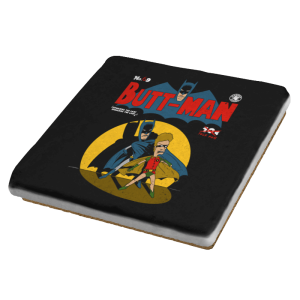 Butt-Man - Coasters Coasters RIPT Apparel 1 Coaster
