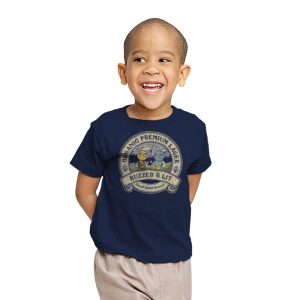 Buzzed and Lit Lager - Youth T-Shirts RIPT Apparel X-small / Navy