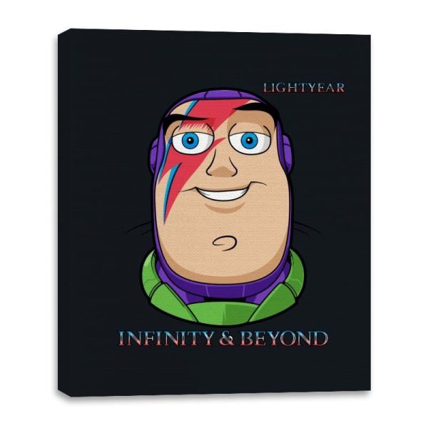 Buzzy Stardust - Canvas Wraps Canvas Wraps RIPT Apparel 16x20 / Black