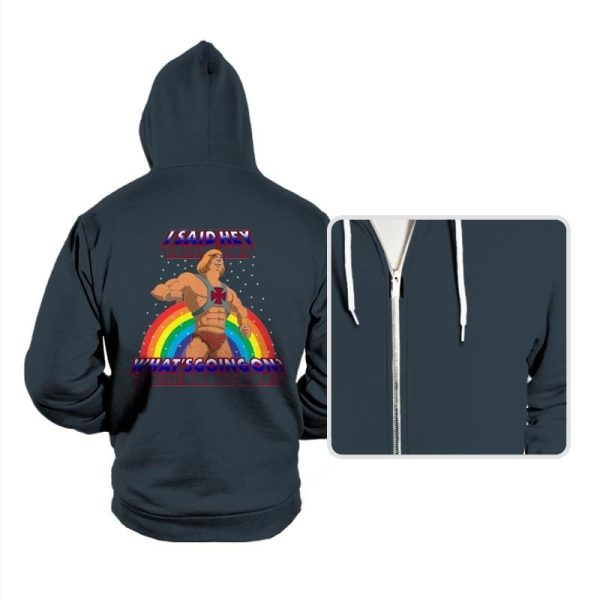 By the power of HEY - Hoodies Hoodies RIPT Apparel