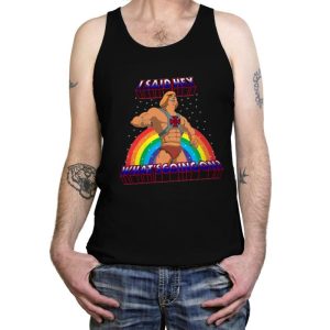 By the power of HEY - Tanktop Tanktop RIPT Apparel X-Small / Black