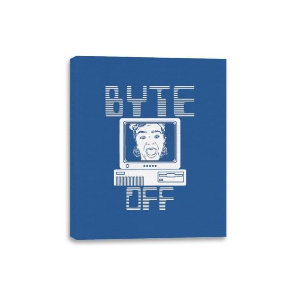 Byte Off - Canvas Wraps Canvas Wraps RIPT Apparel 8x10 / Royal