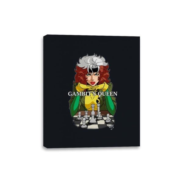 Cajun's Queen - Canvas Wraps Canvas Wraps RIPT Apparel 8x10 / Black
