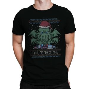 Call Of Christmas - Ugly Holiday - Mens Premium T-Shirts RIPT Apparel Small / Black
