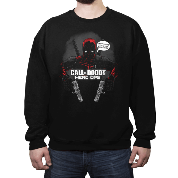 Call of Doody Exclusive - Crew Neck Sweatshirt Crew Neck Sweatshirt RIPT Apparel