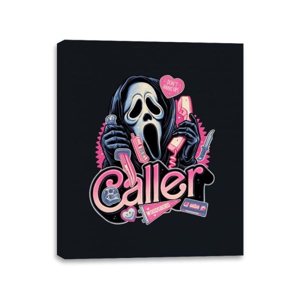 Caller Love - Canvas Wraps Canvas Wraps RIPT Apparel 11x14 / Black