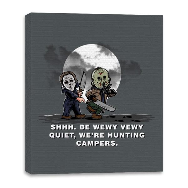 Camper Hunters - Canvas Wraps Canvas Wraps RIPT Apparel 16x20 / Charcoal
