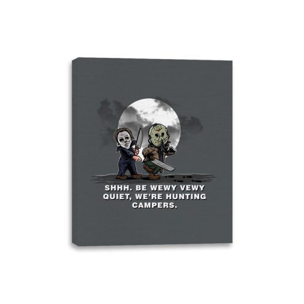 Camper Hunters - Canvas Wraps Canvas Wraps RIPT Apparel 8x10 / Charcoal