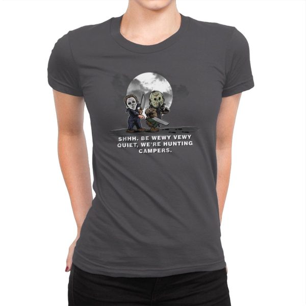 Camper Hunters - Womens Premium T-Shirts RIPT Apparel Small / Heavy Metal