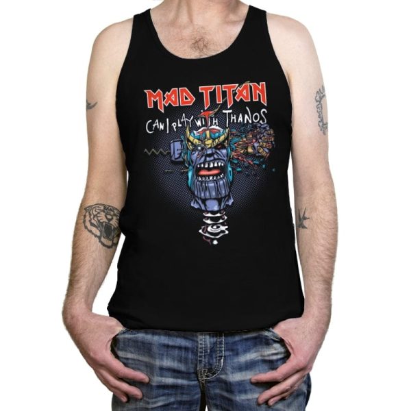 Can I Play with Thanos - Tanktop Tanktop RIPT Apparel X-Small / Black