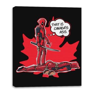 Canada's Ass - Canvas Wraps Canvas Wraps RIPT Apparel