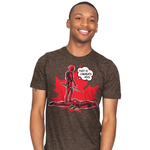 Canada's Ass - Mens T-Shirts RIPT Apparel 4x-large / Brown