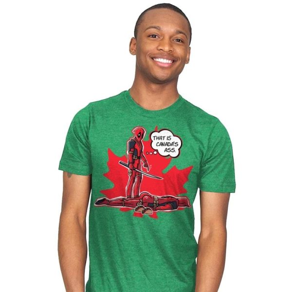 Canada's Ass - Mens T-Shirts RIPT Apparel 4x-large / Kelly