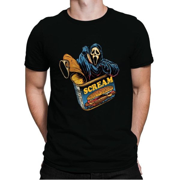 Canned Ghost - Mens Premium T-Shirts RIPT Apparel Small / Black