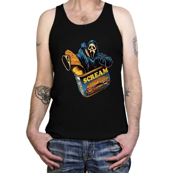 Canned Ghost - Tanktop Tanktop RIPT Apparel X-Small / Black