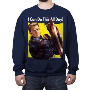 Cap Can Do It! - Crew Neck Sweatshirt Crew Neck Sweatshirt RIPT Apparel