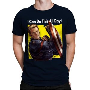 Cap Can Do It! - Mens Premium T-Shirts RIPT Apparel Small / Midnight Navy