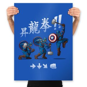 Cap Shoryuken - Anytime - Prints Posters RIPT Apparel 18x24 / Royal