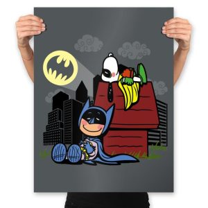Caped Nuts - Prints Posters RIPT Apparel 18x24 / Charcoal