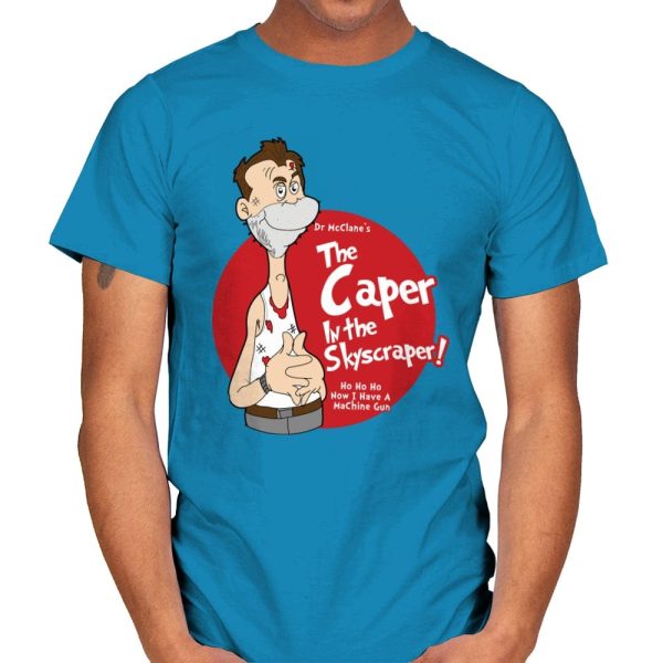 Caper in the Skyscraper - Mens T-Shirts RIPT Apparel Small / Sapphire
