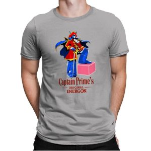 Captain P.'s Original Energon Exclusive - Shirtformers - Mens Premium T-Shirts RIPT Apparel Small / Light Grey