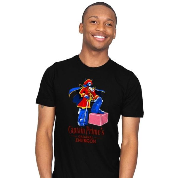Captain P.'s Original Energon Exclusive - Shirtformers - Mens T-Shirts RIPT Apparel Small / Black