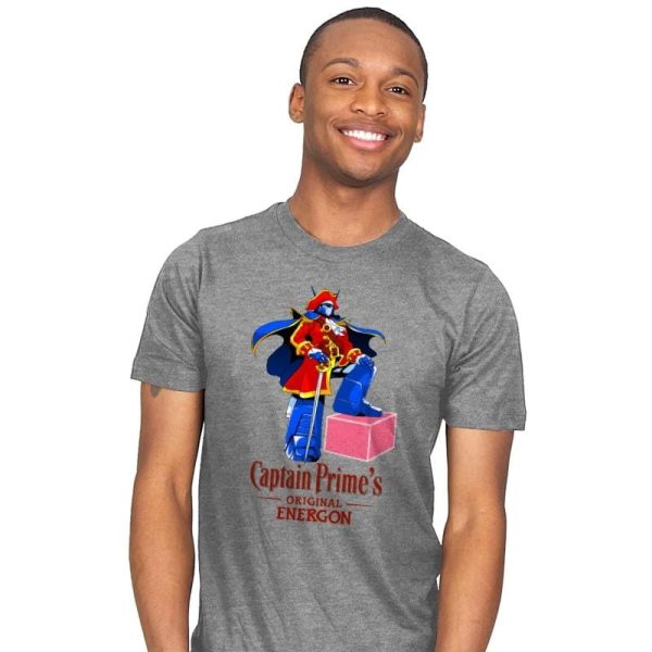 Captain P.'s Original Energon Exclusive - Shirtformers - Mens T-Shirts RIPT Apparel Small / Heather