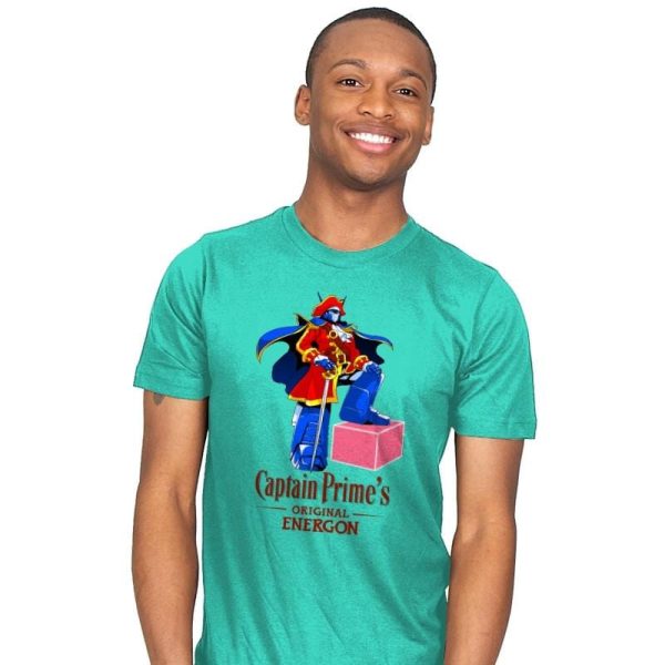 Captain P.'s Original Energon Exclusive - Shirtformers - Mens T-Shirts RIPT Apparel Small / Mint
