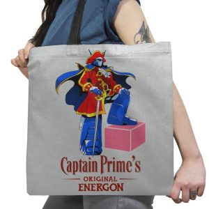 Captain P.'s Original Energon Exclusive - Shirtformers - Tote Bag Tote Bag Gooten 18x18 / Silver