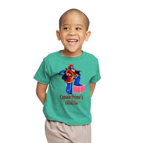 Captain P.'s Original Energon Exclusive - Shirtformers - Youth T-Shirts RIPT Apparel X-small / Mint