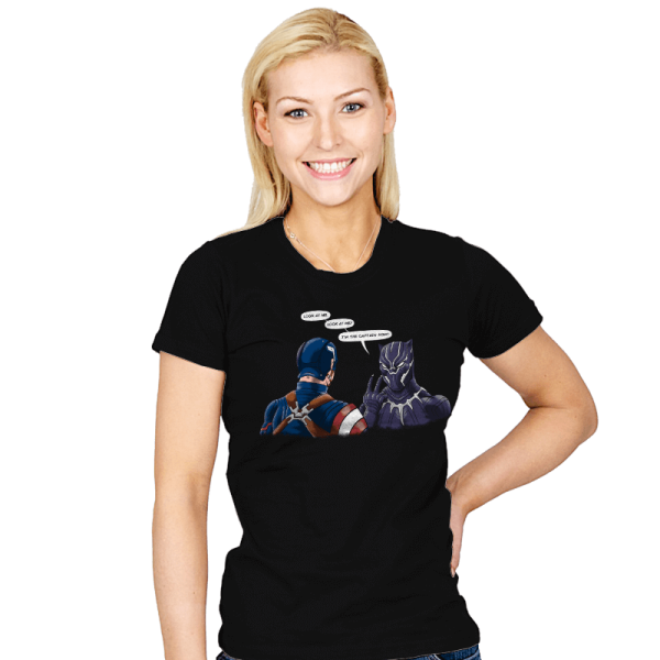 Captain Panther - Womens T-Shirts RIPT Apparel